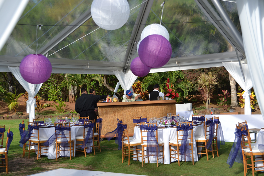 Tents & Party Supplies For Rent in Oahu, HI Kama'aina Catering & Tent