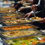 full-service catering setup